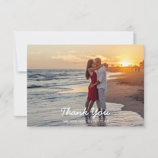 Taux rustique du Merci de Mariage de lavande (Devant)