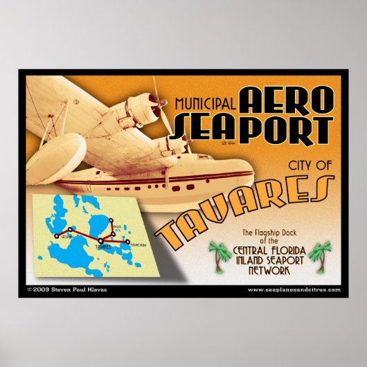 Tavares AeroSeaport poster (Voorkant)