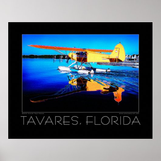 Tavares Florida Fine Art Seaplane Poster (Voorkant)