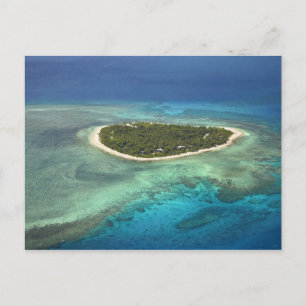 Tavarua-eiland en koraalrif, Mamanuca-eilanden Briefkaart