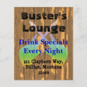 Tavern Bar Live Music 3 Flyer (Achterkant)