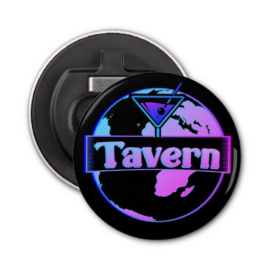 Tavern Button Flesopener (Voorkant)