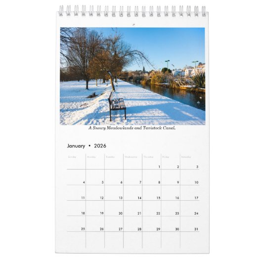 Tavistock 2019 A3, calendrier par Maggie McCall (Jan 2026)