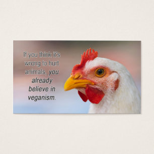 TAVS "pourquoi veganism ?" Cartes de visite
