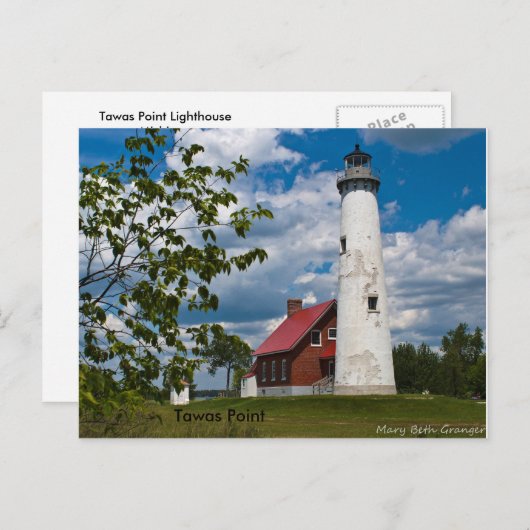 Tawas Point Lighthouse Briefkaart (Voorkant / Achterkant)