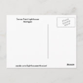 Tawas Point Lighthouse Briefkaart (Achterkant)
