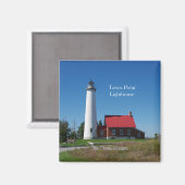 Tawas Point Lighthouse magnet Magneet (Voorkant / Achterkant)