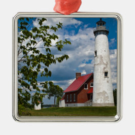 Tawas Point Lighthouse Metalen Ornament
