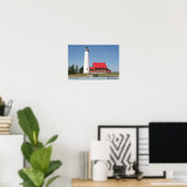 Tawas Point Lighthouse - Michigan Poster (Thuiskantoor)