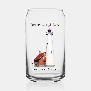 Tawas Point Lighthouse peut verre