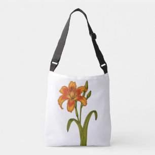 Tawny daylily crossbody tas