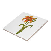 Tawny daylily tegeltje (Zijkant)