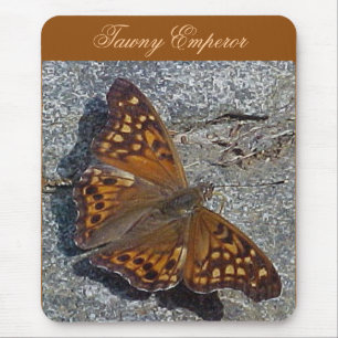 Tawny Emperor Butterfly Mousepad Muismat
