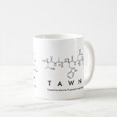 Tawny nom peptide mug (Devant droit)
