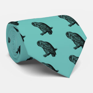 Tawny Owl Owls Bird  Wood Engraving Stropdas