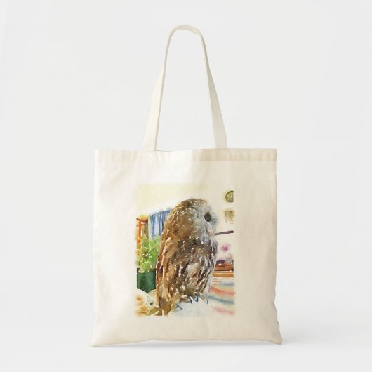 Tawny owl tote bag (Devant)