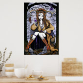 "Tawny" Therianthrope Nature Spirit Fae Poster (Cuisine)