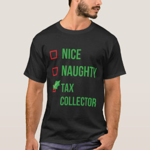 Tax Collector Funny Pajama kerstcadeau T-shirt