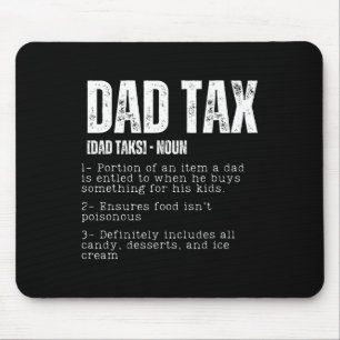 Tax Funny Dad Belastingdefinitie Vaderdag 2 Muismat