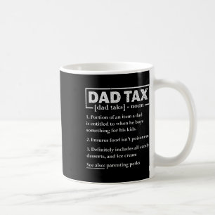 Tax Funny Dad Belastingdefinitie Vaderdag Koffiemok