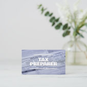 Tax Preparer Custom QR Visitekaartje (Staand voorkant)