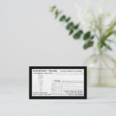 Tax Preparer Federal Tax Form Visitekaartje (Staand voorkant)