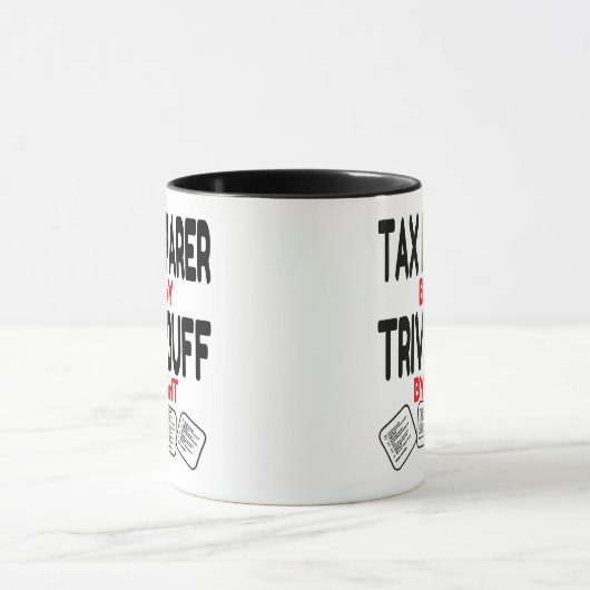 Tax Preparer houdt van spelen trivia Mok (Midden)