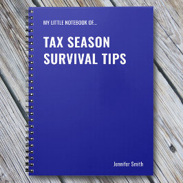 Tax Season Survival Tips voor CPA Notitieboek