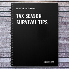 Tax Season Survival Tips voor CPA Notitieboek