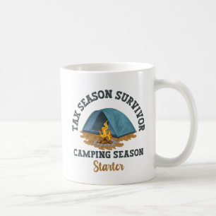 Tax Season Survivor, Camping Season Starter Koffiemok