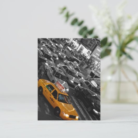 Taxi: Achtergrond Briefkaart (Staand voorkant)