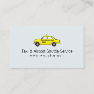 Taxi & Airport Shuttle Service Visitekaartje