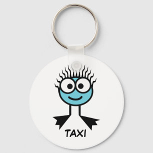 TAXI - Blue Swim Character Keyring Sleutelhanger