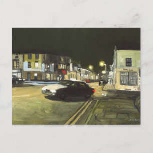 Taxi Cab, Cardiff, Wales, Verenigd Koninkrijk Briefkaart