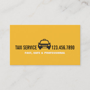 Taxi Cab Driver Services Visitekaartje