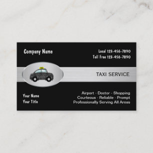 Taxi Cab Service-Visitekaartjes Visitekaartje