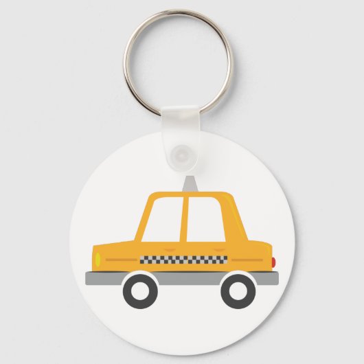 Taxi Cab Sleutelhanger (Voorkant)