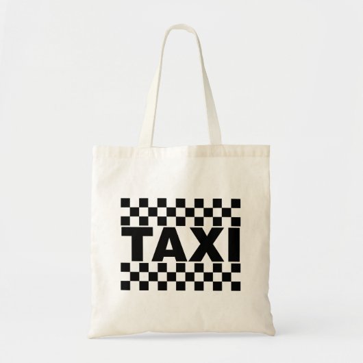 Taxi Cab Tote Bag (Voorkant)