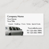 Taxi Cab Visitekaartjes (Voorkant)