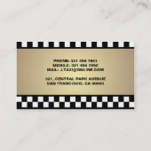 Taxi - cartes de visite (Dos)