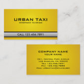 Taxi - cartes de visite (Devant / Derrière)