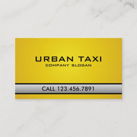 Taxi - cartes de visite (Devant)