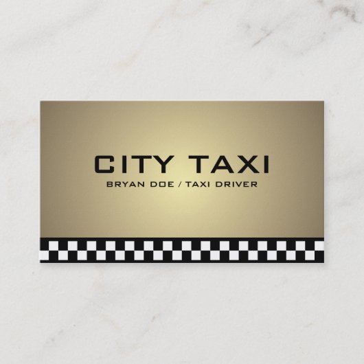 Taxi - cartes de visite (Devant)