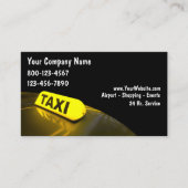Taxi Cartes de visite Nouveau (Devant)