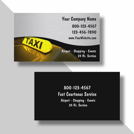 Taxi Cartes de visite Nouveau