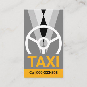 Taxi Chauffeur Driver Service Visitekaartje