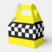 Taxi Check Stripe Patroon Bedankdoosjes (Voorkant Zijde)