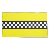Taxi Check Stripe Patroon Kussensloop (Achterkant-Links)