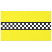 Taxi Check Stripe Patroon Tafelkleed (Voorkant (Horizontaal))