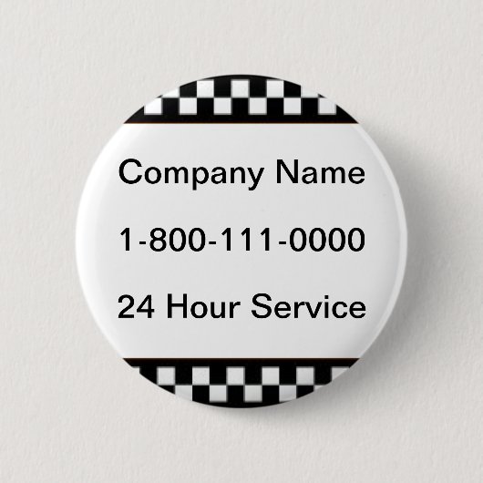 Taxi Company Button (Voorkant)